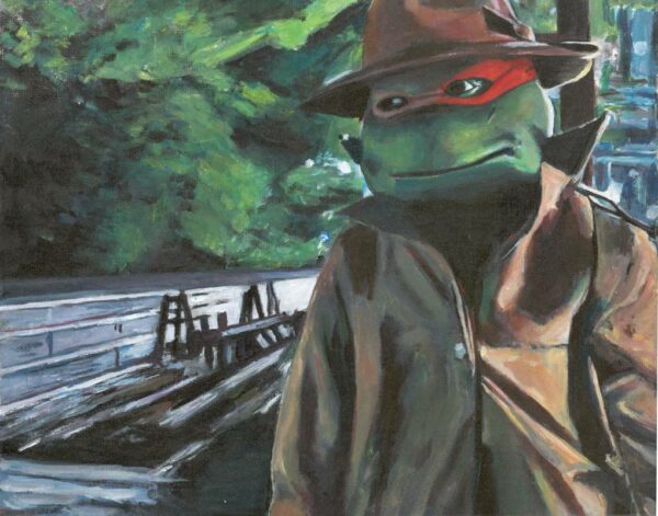 "A Big Turtle in a Trench Coat" 11" x 14" Print